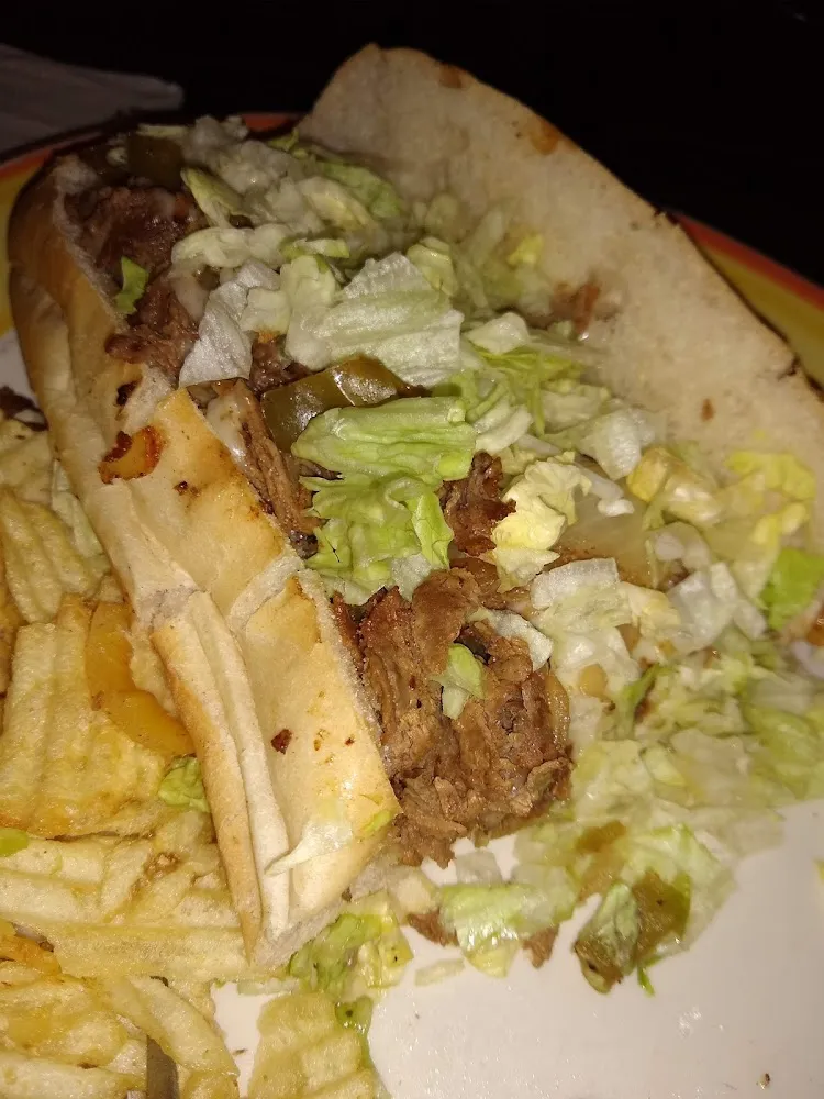 Cheese Steak with Peppers and Onions
