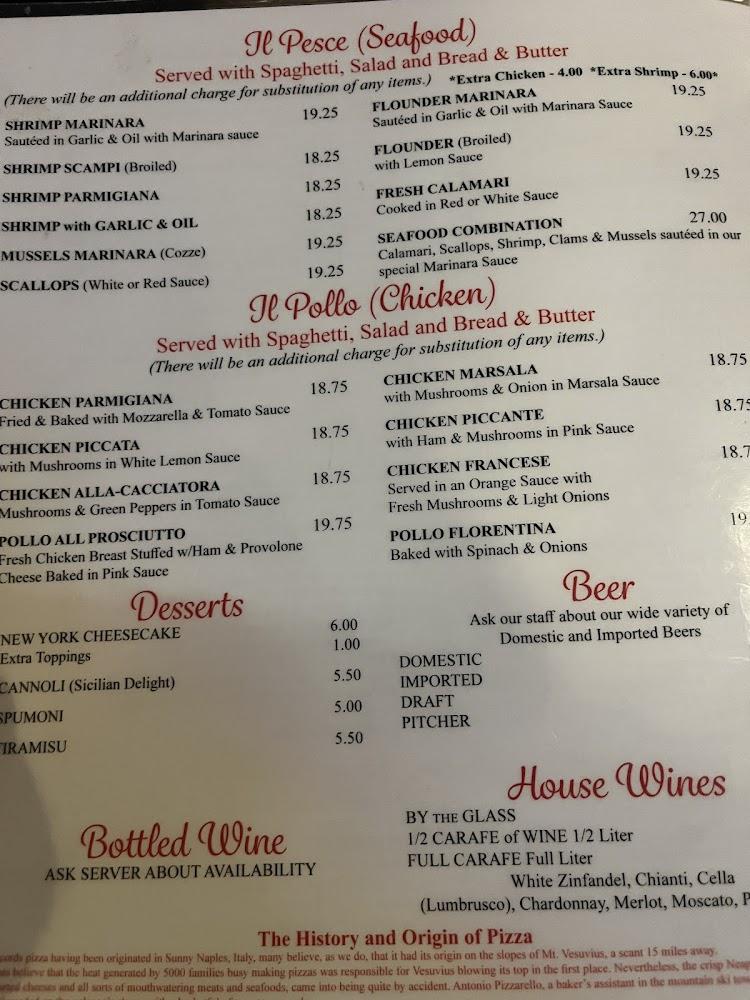 Mama's Pizza Italian Restaurant Calzone