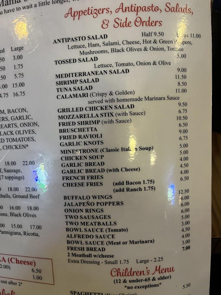 Mama's Pizza Italian Restaurant Menu image 4